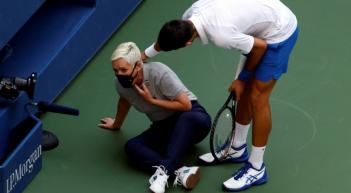 Novak Djokovic fue expulsado del US Open