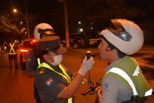 Más de 500 conductores demorados por manejar en estado etílico 