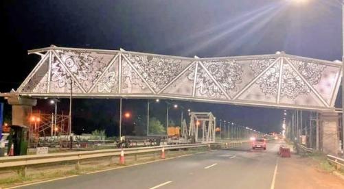 Construyen “puente de oro” sobre autopista Ñu Guasú