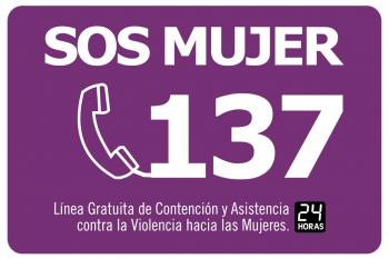 SOS MUJER: Línea 137 recibió más de 2 mil denuncias en un mes