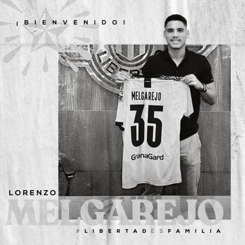 Lorenzo Melgarejo es presentado en Libertad