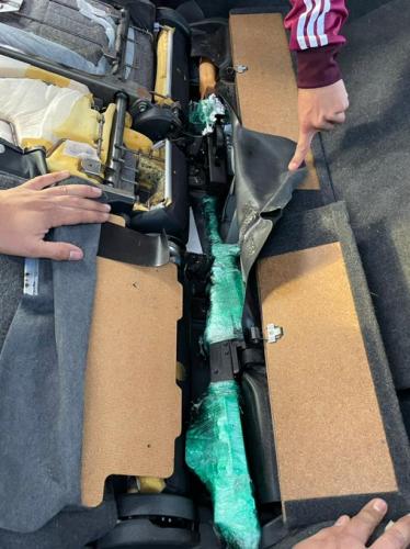 Armas de grueso calibre fueron detectadas en la Aduana