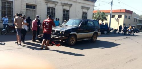 Paraguarí: Octagenario produjo un accidente de tránsito