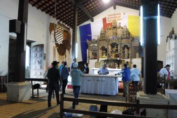 Comenzaron las tareas de salvaguardia de un histórico templo jesuita