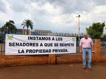 Fidel Zavala hace campaña a favor de aumentar pena por invasiones