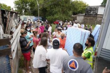 Montevideo: Intenso trabajo para asistir a familias afectadas por inundaciones