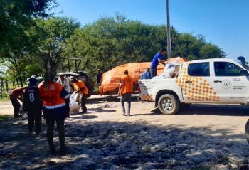 Pozo Hondo: Familias afectadas por intensas lluvias reciben asistencia