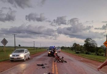 Accidente rutero deja a un motociclista fallecido