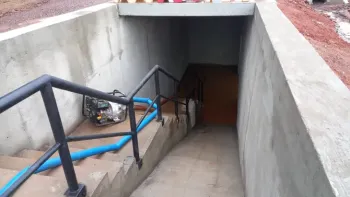 Clausuran rampa de túnel peatonal de Eusebio Ayala